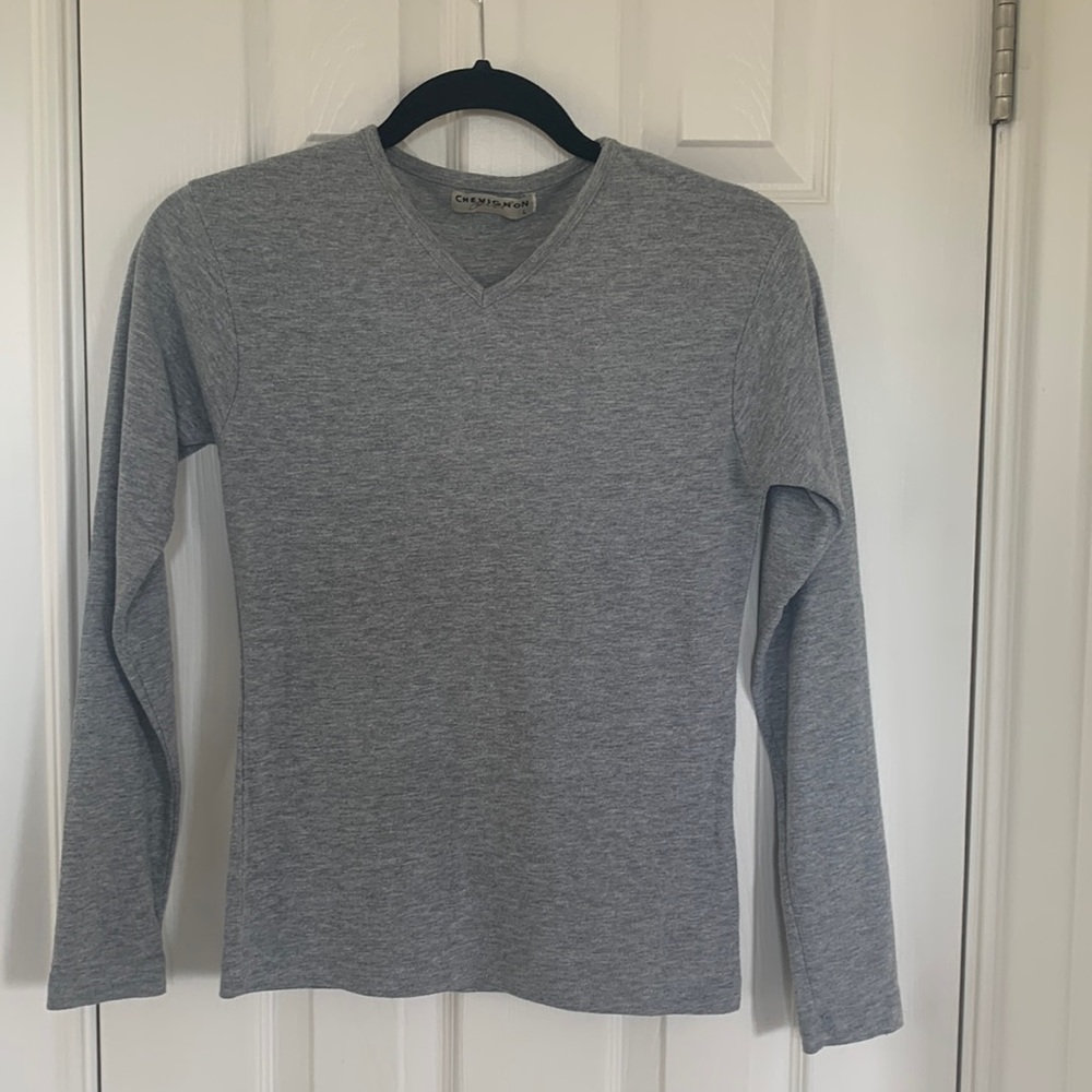 Chevignon v neck top, size L